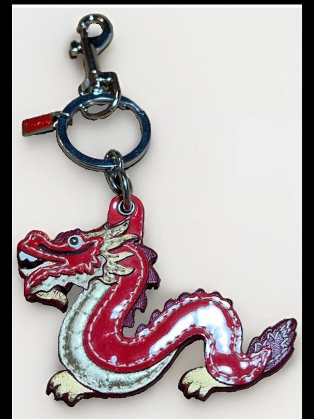 Coach Bag Charm 2012 Lunar New Year “ Year Of The Dragon” Very Rare/Vintage Ltd.